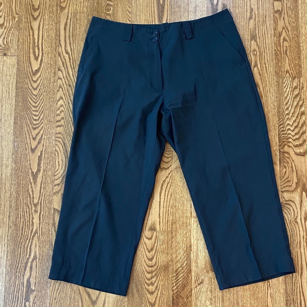 Nike cropped ankle Nike Fit Dry Nike Gold size 12 pant black comfort athletic